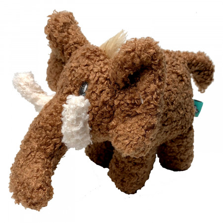 Игрушка Tufflove для собак Мамонт 18 см коричневый